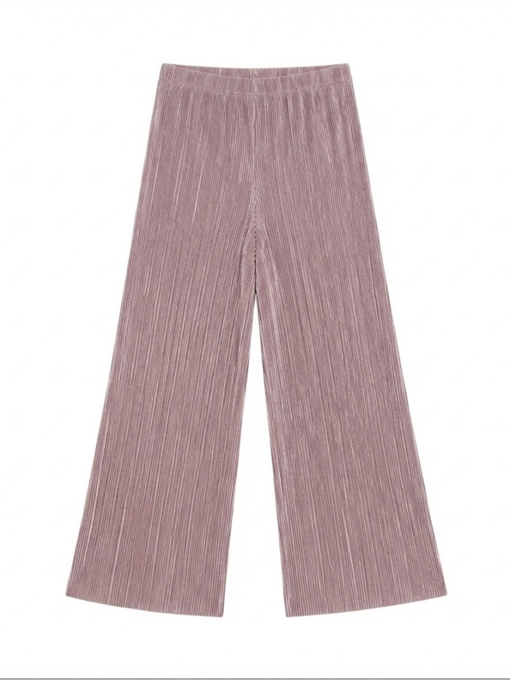 Zara women’s y2k wide leg pants metallic nude size m